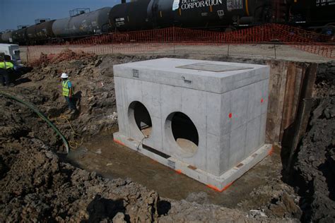 precast sewage box